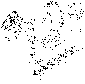 Page A Diagram and Parts List for HT022 Type 1 Black and Decker Hedge Trimmer